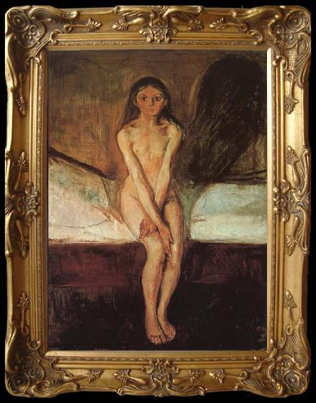 framed  Edvard Munch Pubescent, Ta013